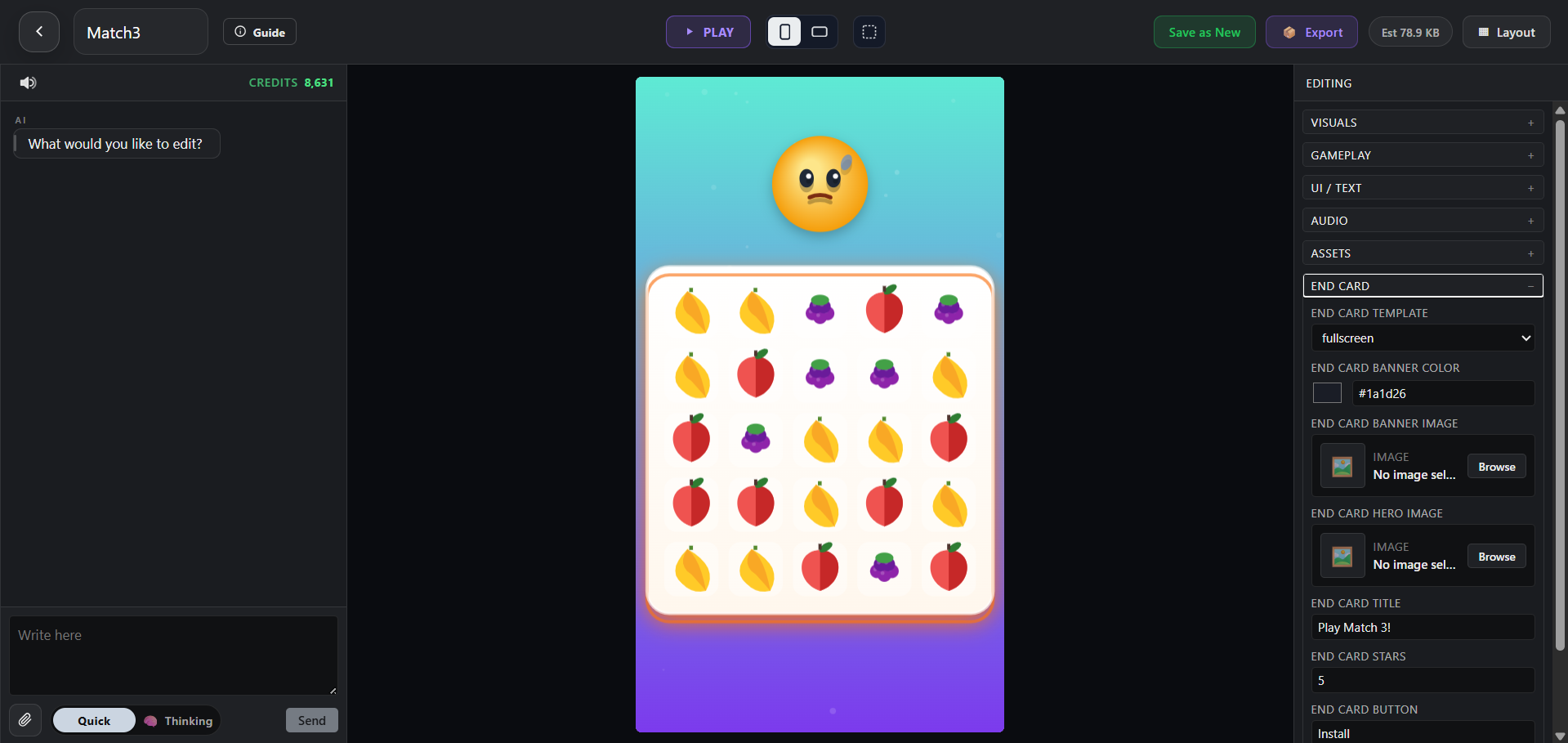 PlayableLab interactive editor preview